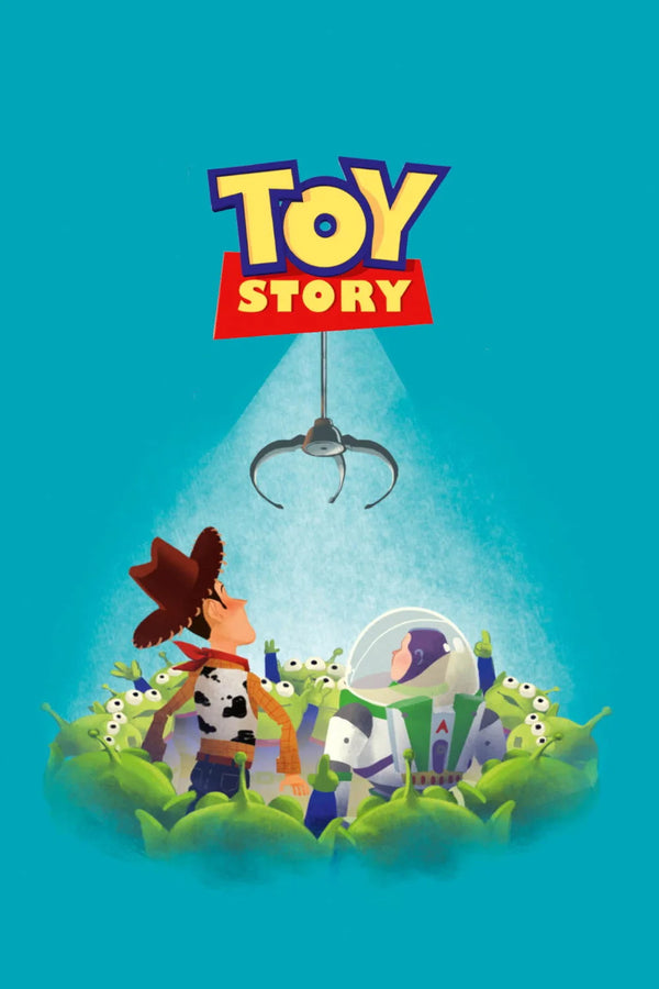 Toy Story 1995 Poster: Nostalgic Wall Art Print - Premium Movie Poster