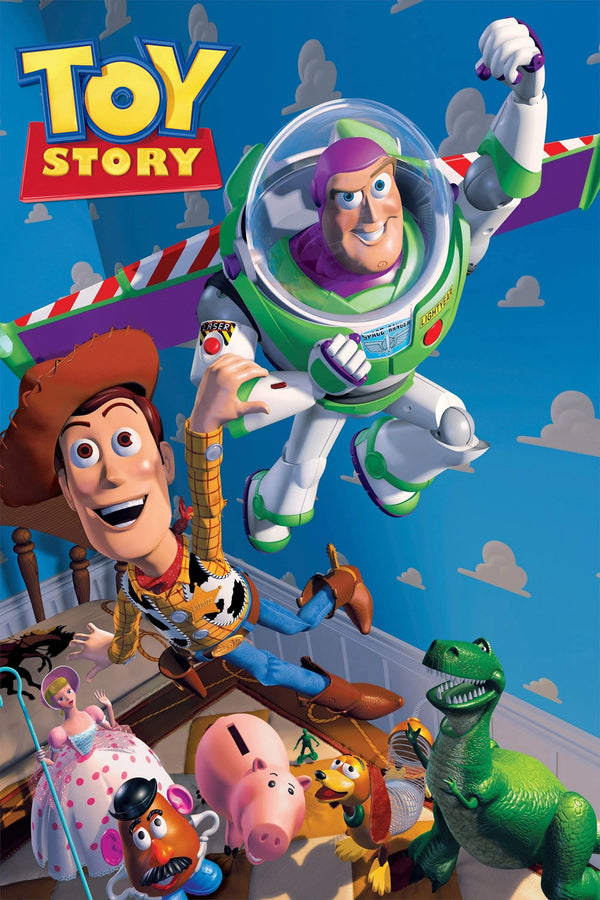 Toy Story 1995 Poster: Woody & Buzz Adventure Art - Premium Movie Poster