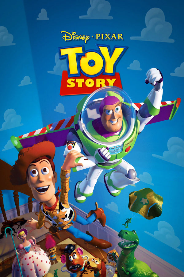 Toy Story 1995 Poster: Woody & Buzz Adventure Wall Art - Premium Movie Poster
