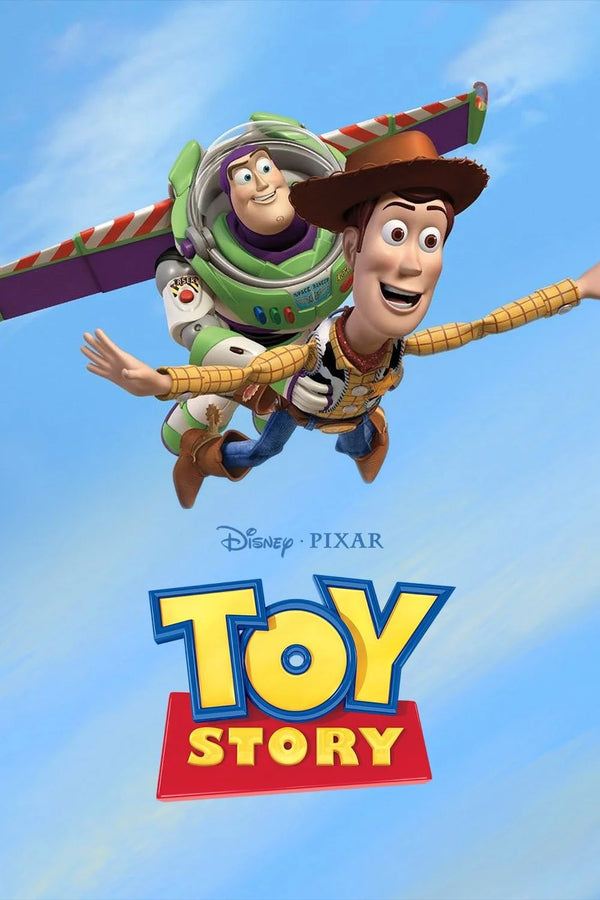 Toy Story (1995) Poster: Woody & Buzz Wall Art - Premium Movie Poster