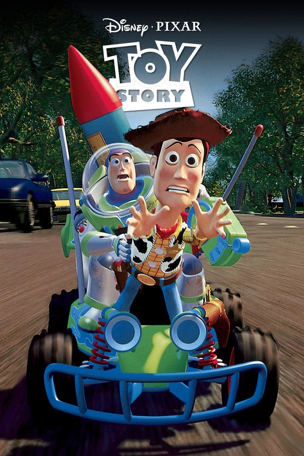Toy Story (1995) Poster: Woody & Buzz Wall Decor - Premium Movie Poster