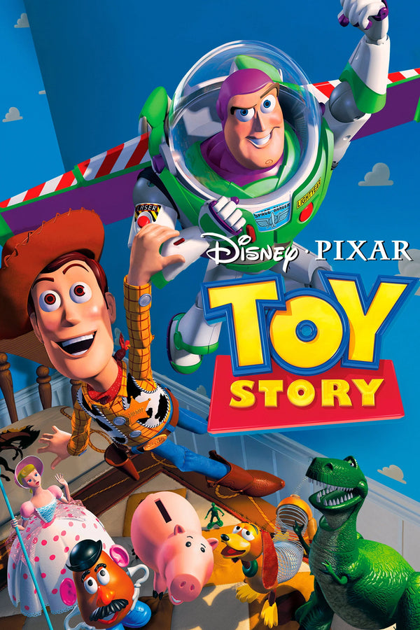 Toy Story (1995) Retro Poster Print - Premium Movie Poster