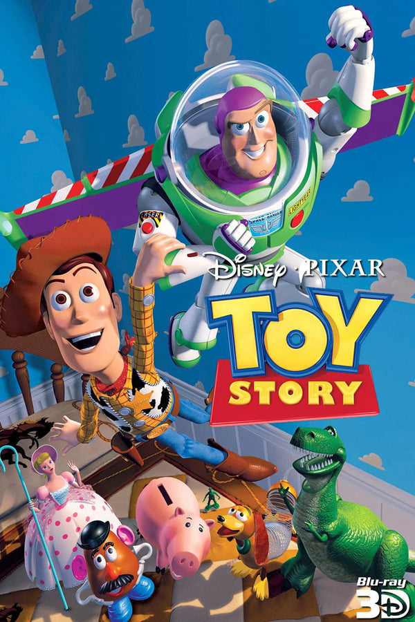Toy Story(1995) - Theater Style Poster - Premium Movie Poster