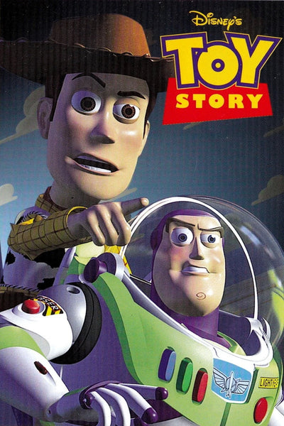 Toy Story 1995 Wall Art: Buzz & Woody - Premium Movie Poster