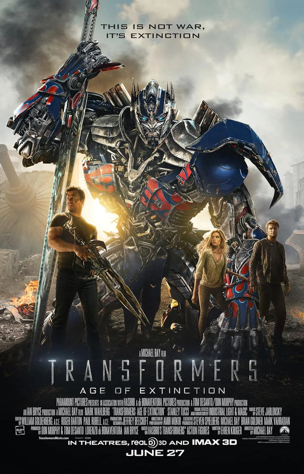 Transformers: Age of Extinction (2014) Movie Poster – Action & Adventure Movie Poster | Film Wall Art Print