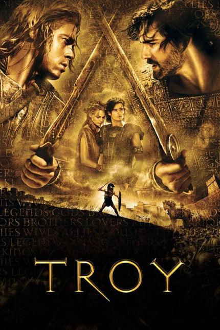 Troy (2004) Epic Battle Poster - Heroic Wall Art Print - Premium Movie Poster