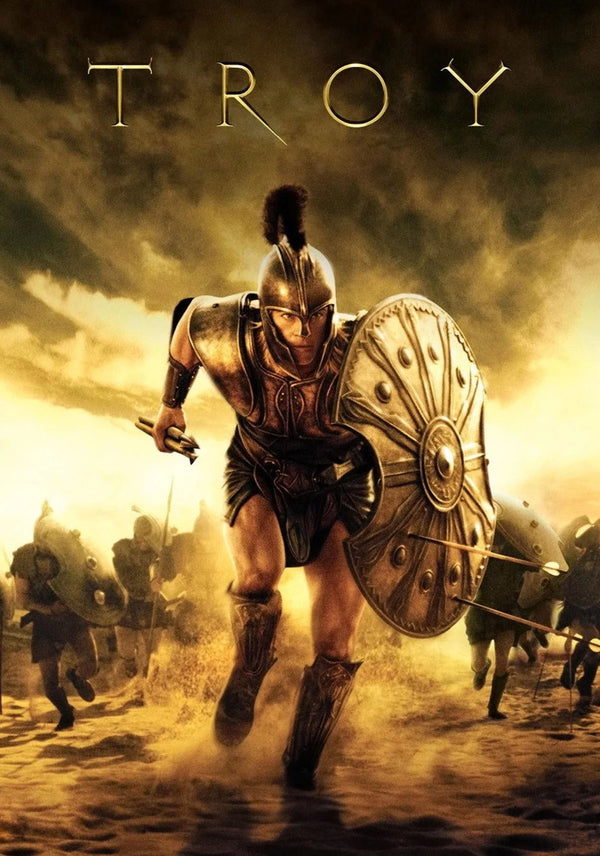 Troy (2004) Epic Battle Scene Poster Print - Premium Movie Poster