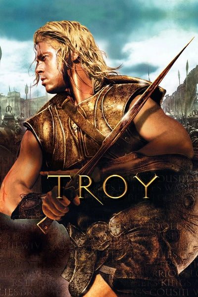 Troy (2004) Epic Wall Poster - Greek War Art - Premium Movie Poster