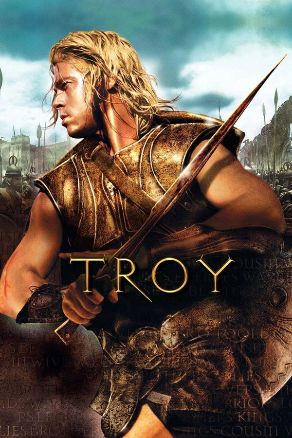 Troy (2004) Epic Wall Poster - Greek War Art - Premium Movie Poster