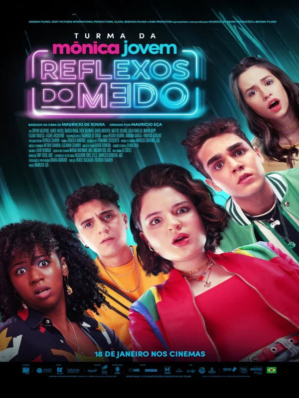Turma da Mônica Jovem: Reflexos do Medo - Filme Completo Movie Poster | Film Wall Art Print