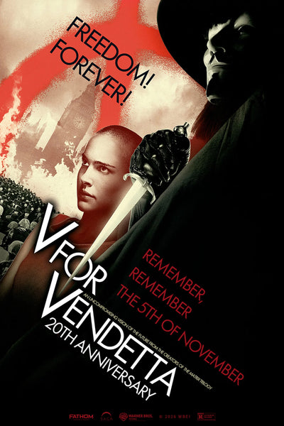 V for Vendetta (2006) – Revolutionary Wall Art - Premium Movie Poster