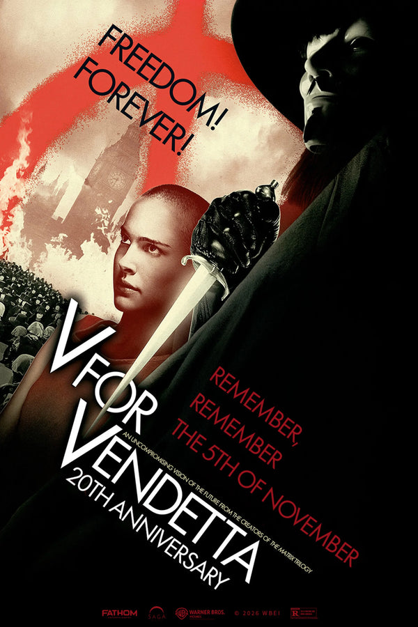 V for Vendetta (2006) – Revolutionary Wall Art - Premium Movie Poster