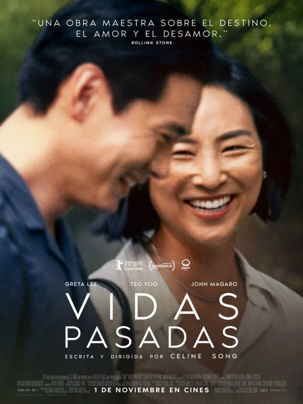 Vidas Pasadas Movie Poster | Past Lives Film Art Print Movie Poster | Film Wall Art Print