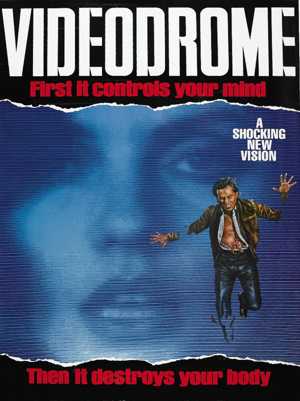 Videodrome Movie Poster - David Cronenberg Sci-Fi Horror Classic Movie Poster | Film Wall Art Print