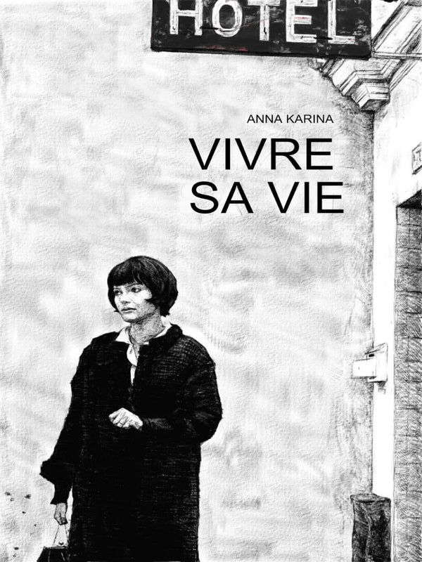 Vivre sa Vie Movie Poster - Jean-Luc Godard Classic Film Art Movie Poster | Film Wall Art Print