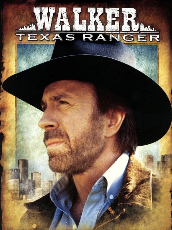 Walker Texas Ranger TV Series Poster - Chuck Norris Action Drama Movie Poster | Film Wall Art Print