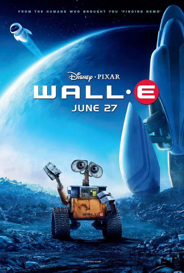 WALL·E Movie Poster - Pixar's Iconic Sci-Fi Romance Film Movie Poster | Film Wall Art Print