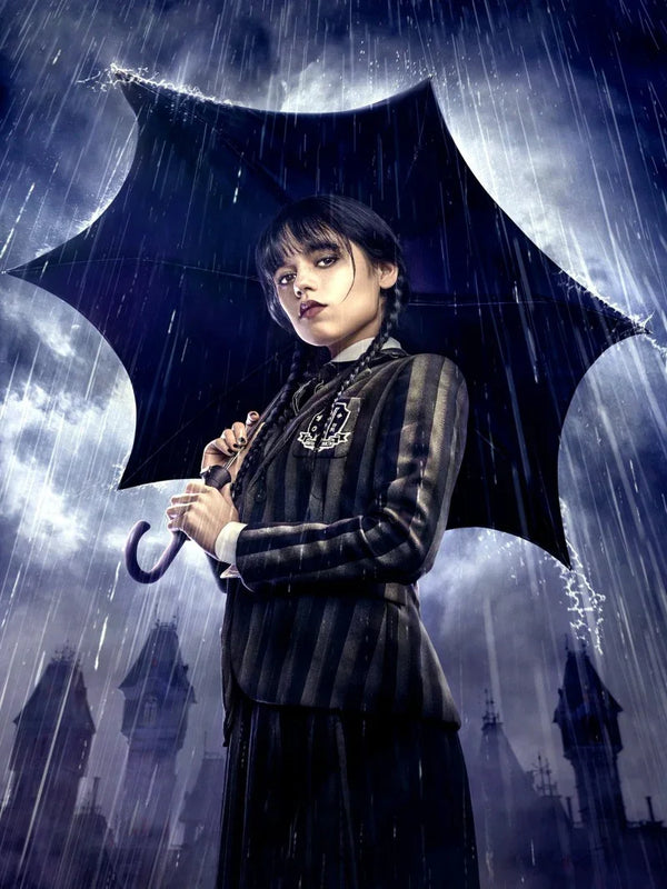 Wednesday TV Series Poster - Netflix Gothic Comedy Movie Poster | Film Wall Art Print