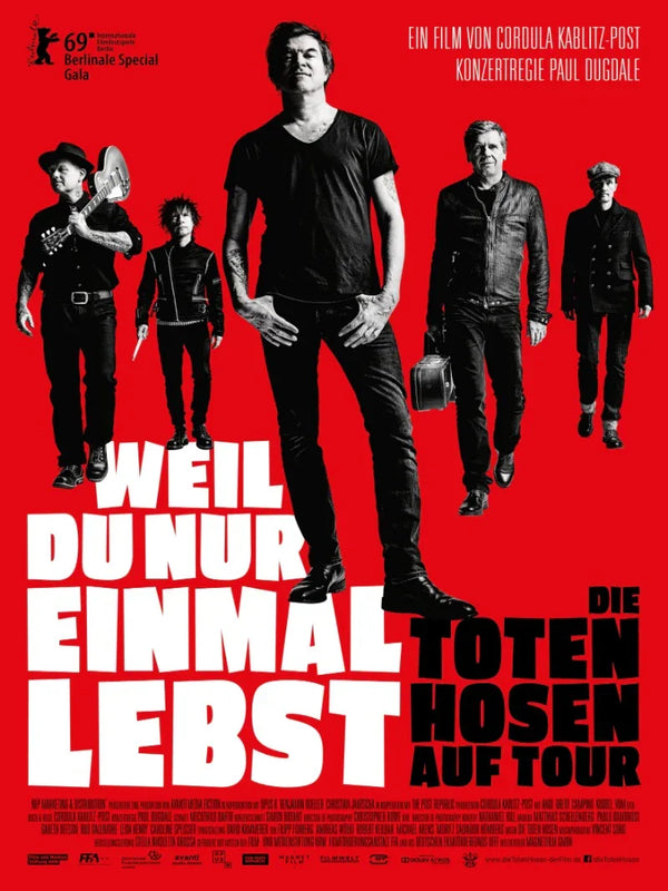 Weil du nur einmal lebst - Die Toten Hosen Tour Poster Movie Poster | Film Wall Art Print