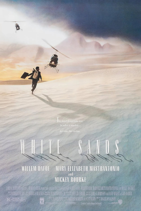 White Sands (1992) – Action Crime Drama Movie Poster Movie Poster | Film Wall Art Print