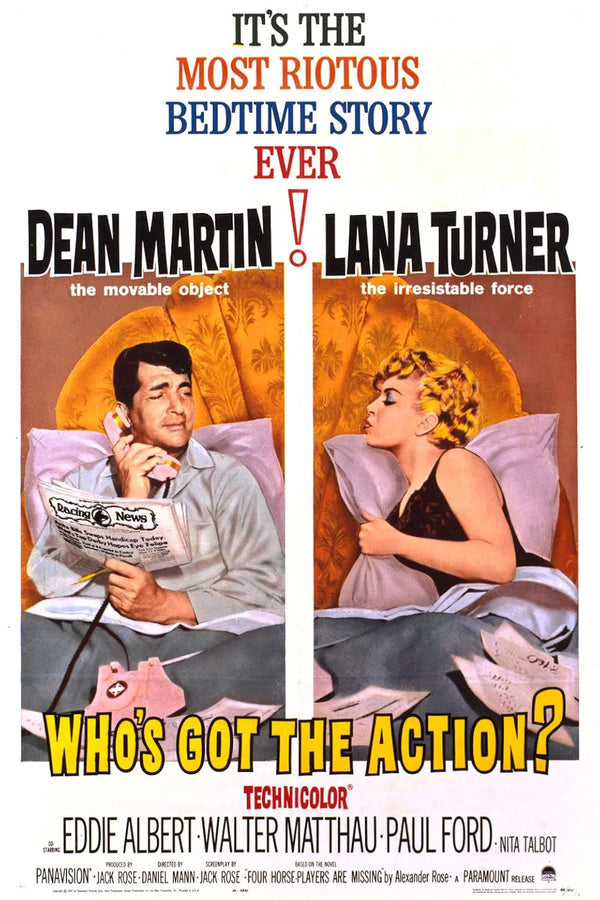 Who's got the Action? (1962) – Hilarious Classic Comedy Movie Poster | Film Wall Art Print