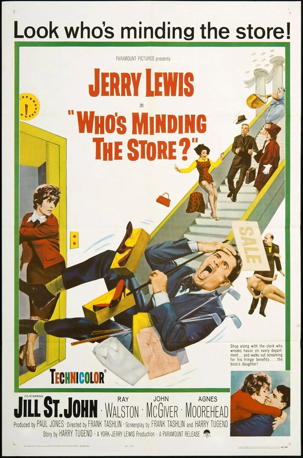 Who's Minding The Store (1963) – Classic Comedy Poster Movie Poster | Film Wall Art Print