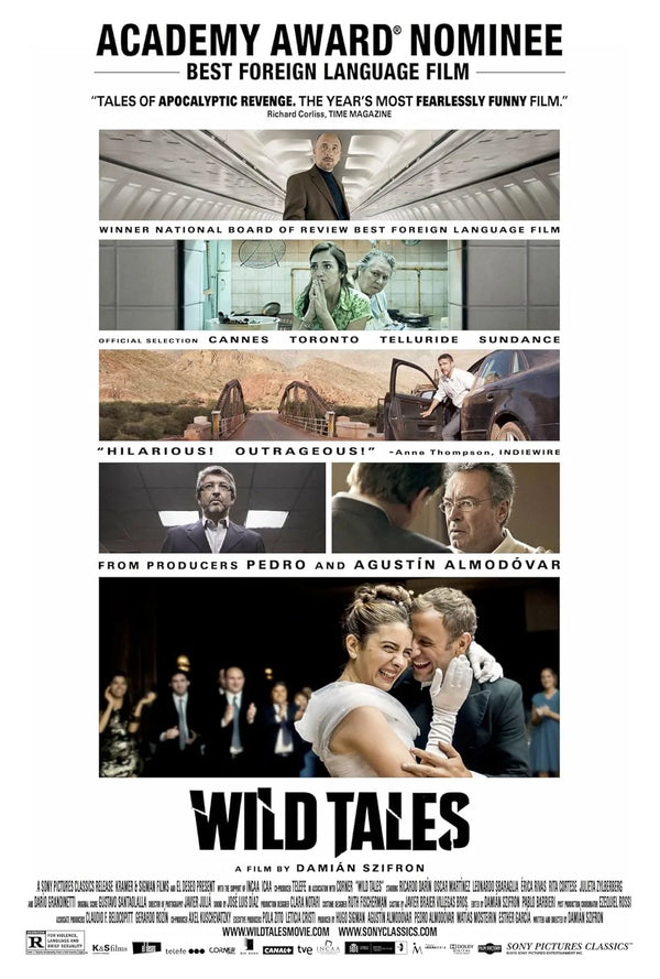 Wild Tales Movie Poster - Dark Comedy Anthology Film Art Movie Poster | Film Wall Art Print
