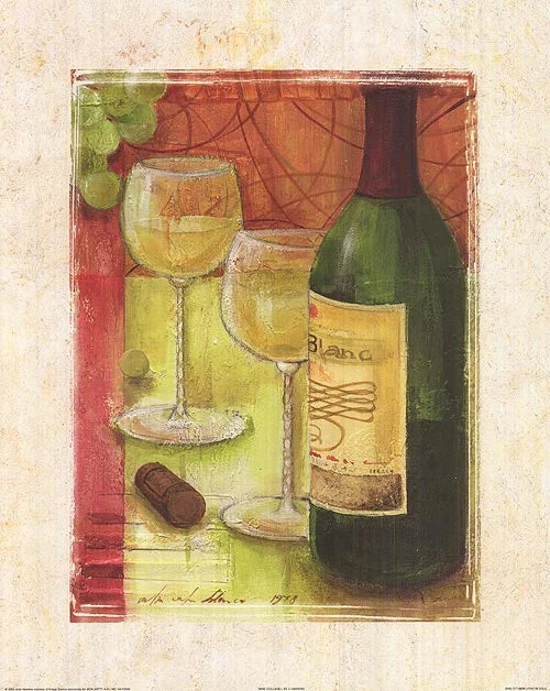 Wine Collage I: A Captivating Short Film Poster Movie Poster | Film Wall Art Print
