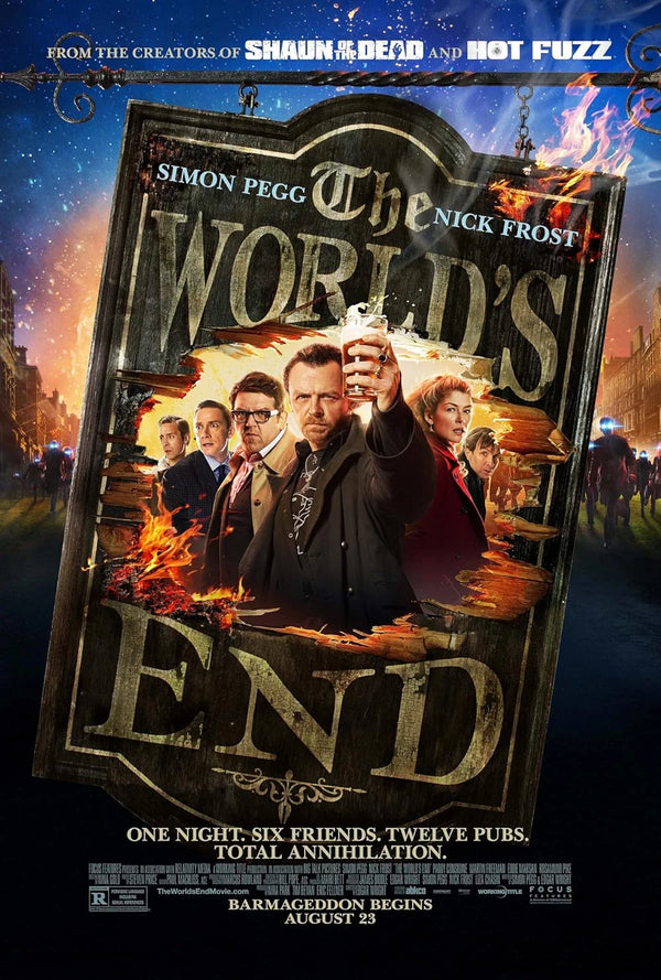 World's End (2013) - Action Comedy Sci-Fi Poster Movie Poster | Film Wall Art Print
