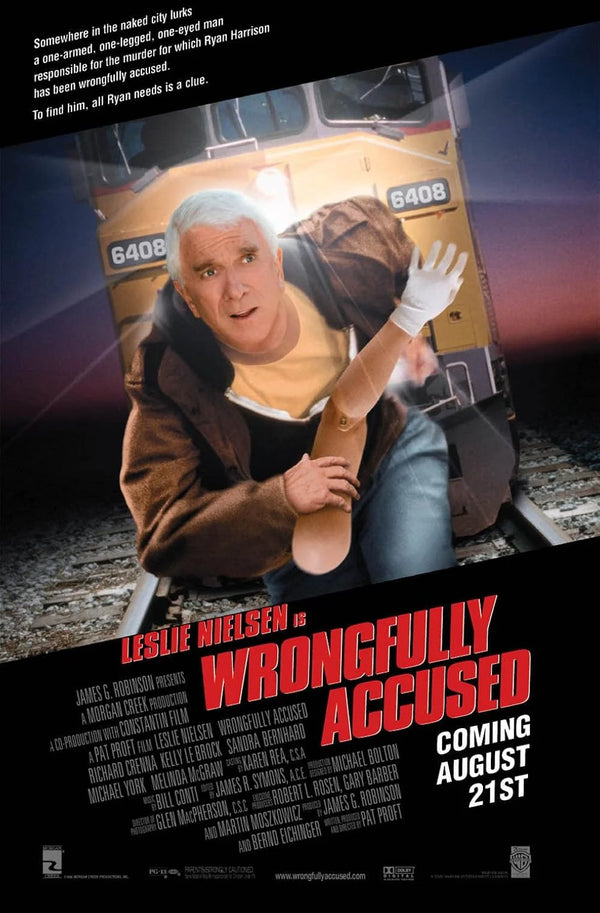 Wrongfully Accused (1998) – Action Comedy Thriller Poster Movie Poster | Film Wall Art Print