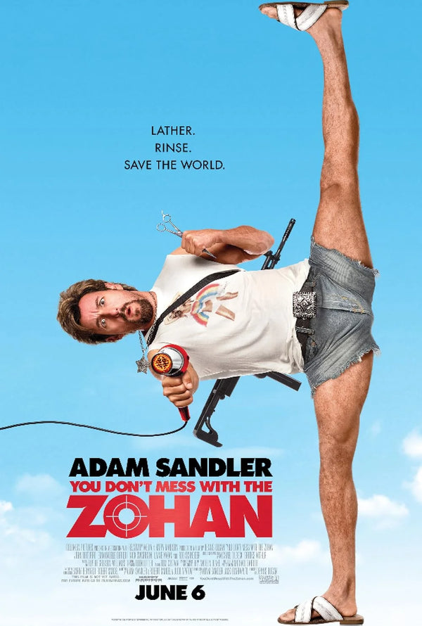 You Don't Mess With The Zohan (2008) - Action Comedy Movie Poster Movie Poster | Film Wall Art Print