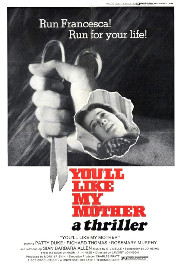 You'll Like My Mother (1972) - Chilling Drama Horror Thriller Poster Movie Poster | Film Wall Art Print